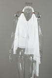 Halter Neck Layered Blouse