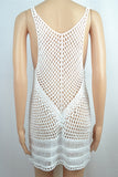 Sleeveless Crochet Beach Cover-Up