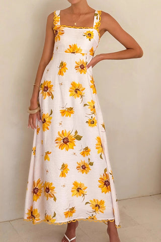 Floral Maxi Casual Dress