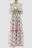Strapless Tiered Casual Dress
