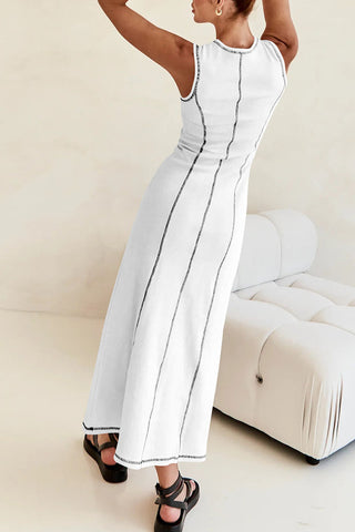 Sleeveless Long Casual Dress