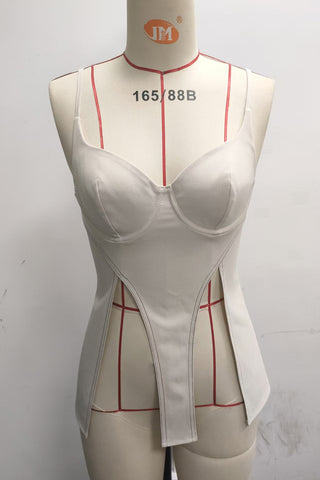 Strappy Corset Tank Top