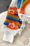 Rainbow Fringe Knit Sweater