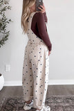 Polka Dot Wide-Leg Jumpsuit