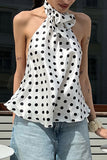 Polka Dot Halter Top
