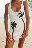 Tropical Crochet Cover-Up Dress