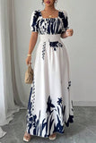 Puff Sleeve Maxi Dress