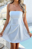 Strapless A-Line Evening Dress