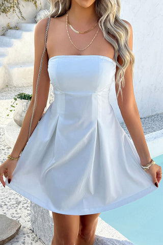 Strapless A-Line Evening Dress