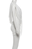 Draped Elegance Evening Dress