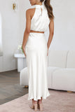 Elegant Sleeveless Casual Set
