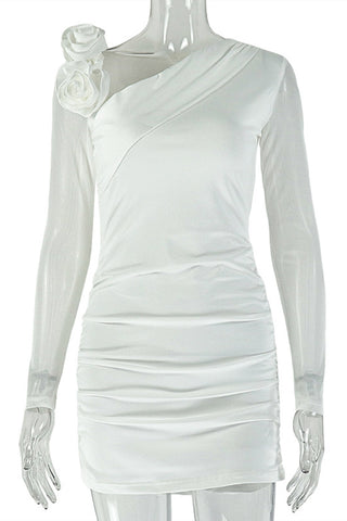 Elegant One-Shoulder Evening Dress