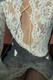 Long Lace Casual Dress