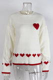 Heart Detail Casual Sweater