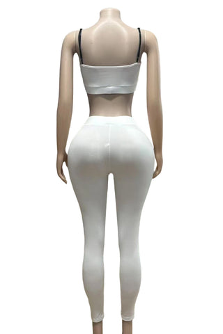 Moon Print Tank Top and Pants Set