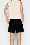 Button-Front Sweater Vest