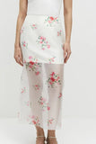 Floral Print Maxi Skirt
