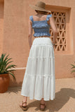 Tiered Smocked Maxi Skirt