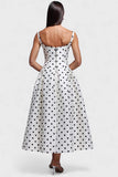 Polka Dot Evening Dress