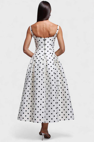 Polka Dot Evening Dress