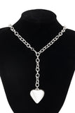 Heart Pendant Long Necklace