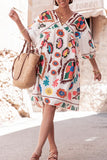 Floral Print Casual Dress