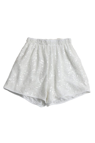 Glittering Sequin Casual Shorts