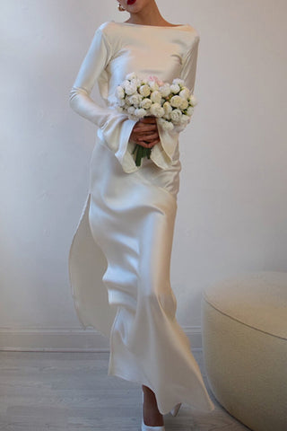 Elegant Long Sleeve Casual Dress