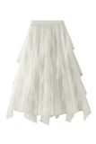 Flowing Layered Casual Skirt