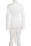 One-Shoulder Casual Mini Dress