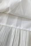 Flowing Pleated Halter Dress