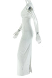 Draped Front Casual Maxi Dress