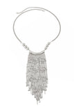 Elegant Fringe Chain Necklace