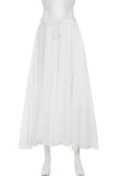 Elegant Maxi Skirt with Tassel Detail