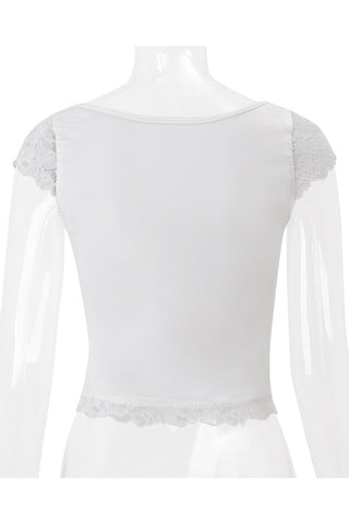 Lace Trim Tank Top