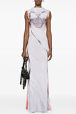 Abstract Graphic Casual Dress