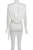 Draped Elegance Evening Dress