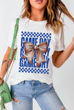 Game Day Bow Football Tee