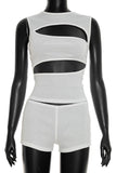 Stylish Cut-Out Short Set