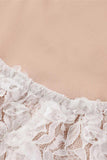 Lace Overlay Maxi Dress