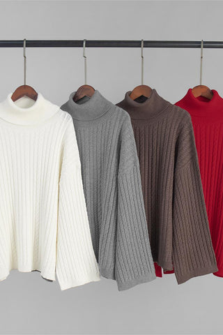 Cable Knit Sweater and Pants Set