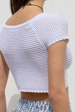 Knotted Front Mesh Tank Top