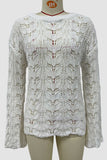 Elegant Lace Knit Sweater