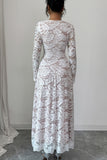 Elegant Lace Long Sleeve Dress