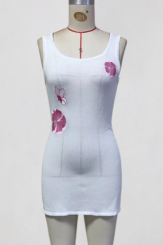 Sleeveless Casual Mini Dress