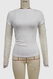 Lace Sleeve T-Shirt