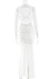 Sheer Elegance Evening Dress