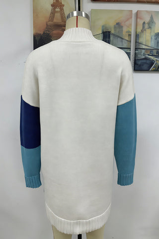 Oversized Geometric Sweater
