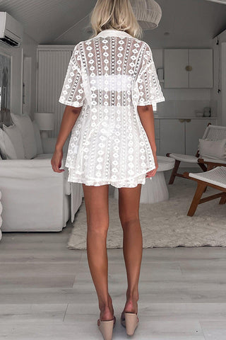 Crochet Trim Shirt