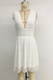 Smocked Sleeveless Mini Dress